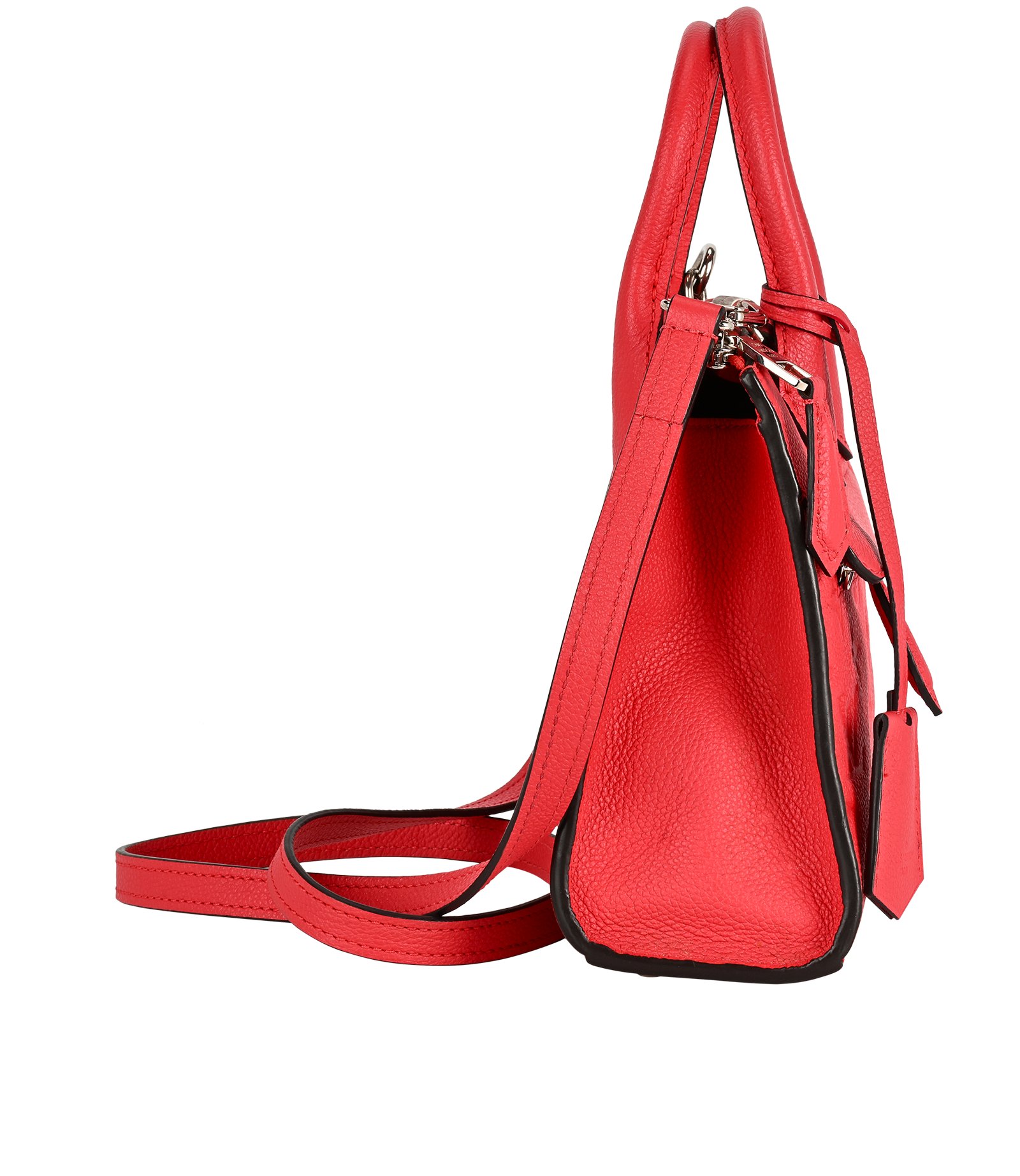 Pont Neuf BB, &pound;1,200, Handbags, Red, Leather, Side view